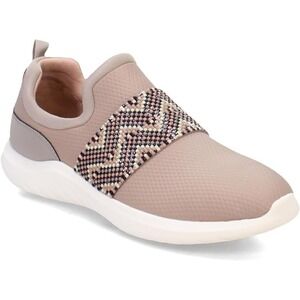 Clarks Cloudstepper Women's Nova Way Slip‎ On Sneaker  Stone Beige NEW 5.5 M